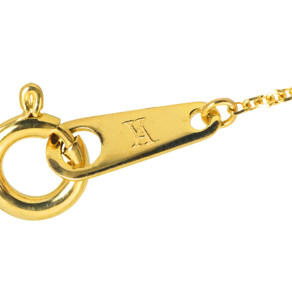Quartz MOP Necklace 18K Yellow Gold 750