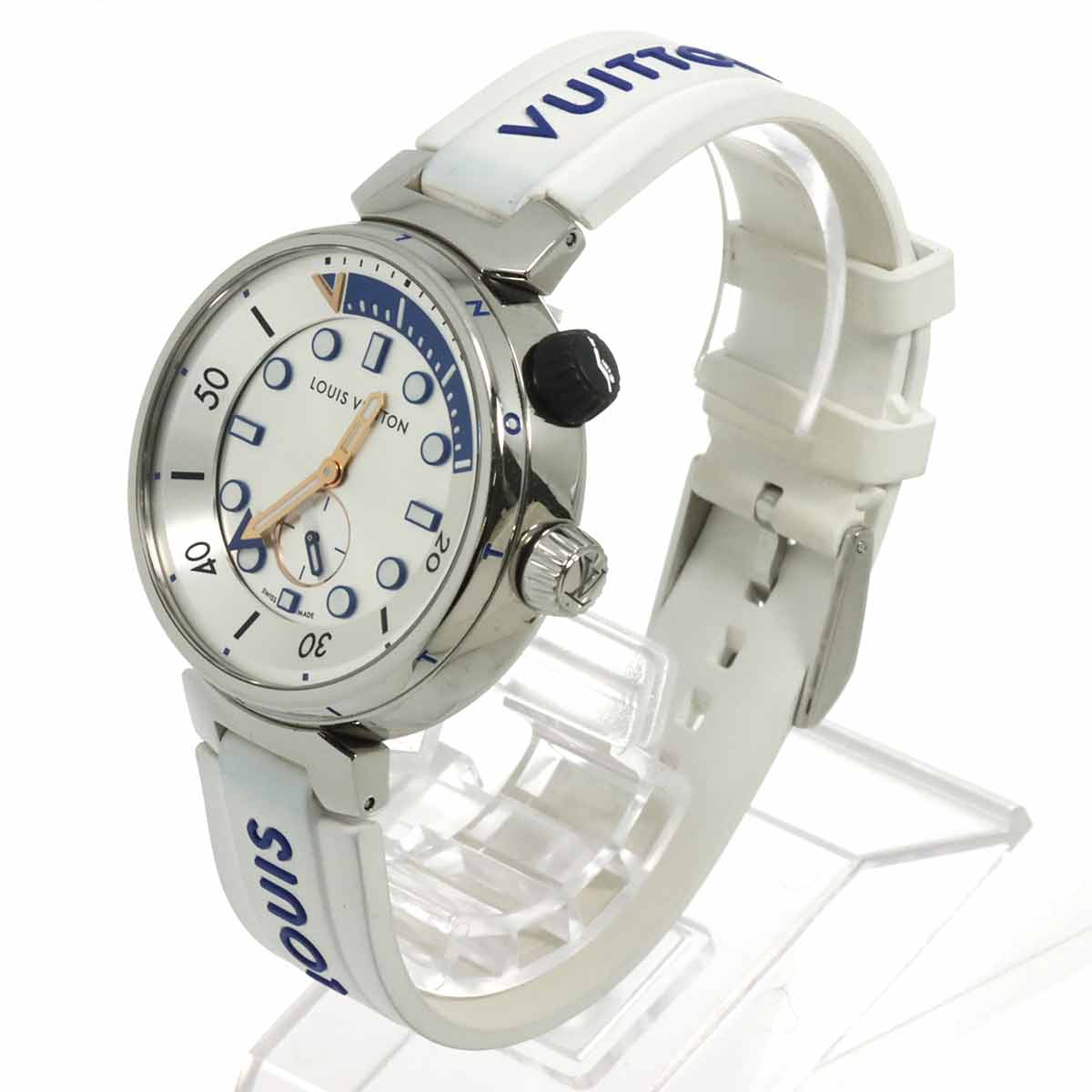 Tambour QA124 Quartz Silver Dial Mens Watch