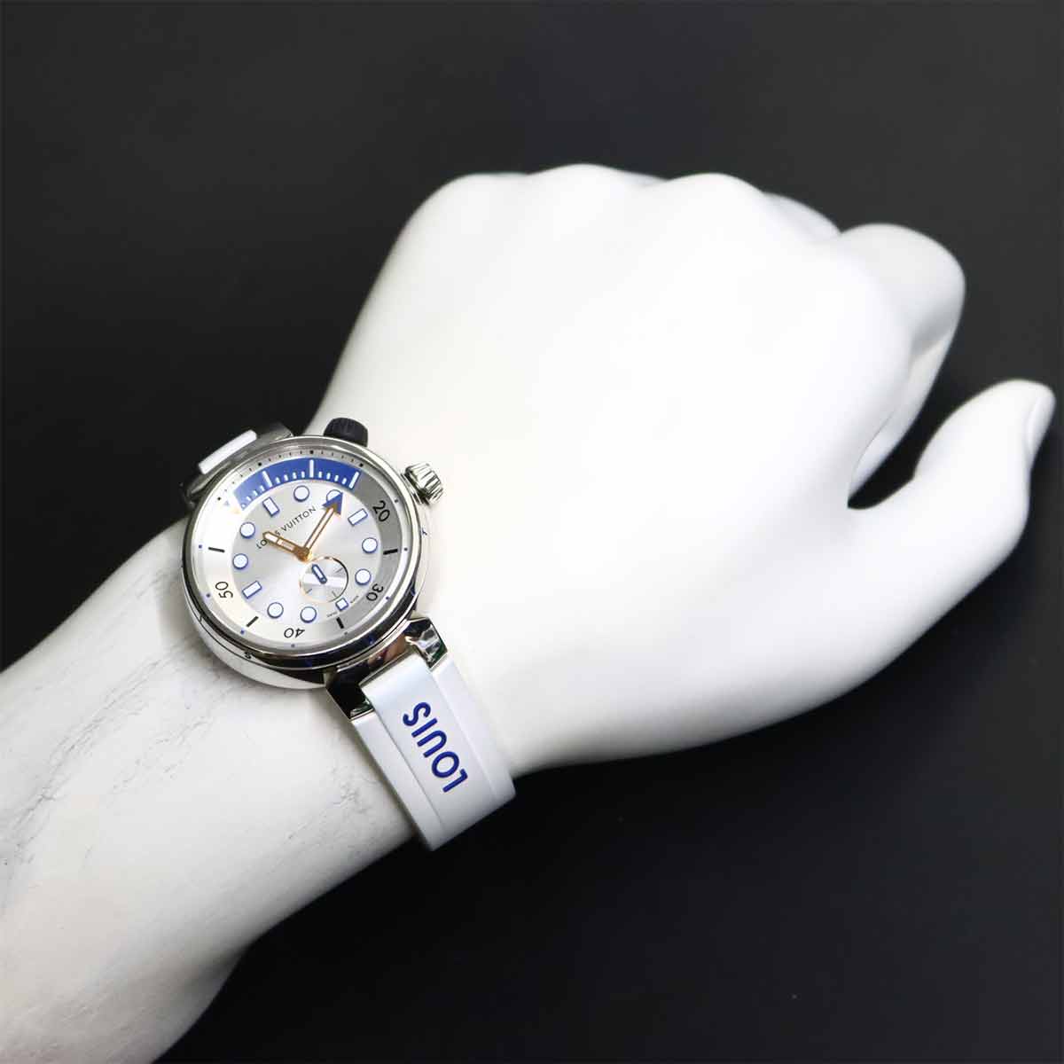 Tambour QA124 Quartz Silver Dial Mens Watch