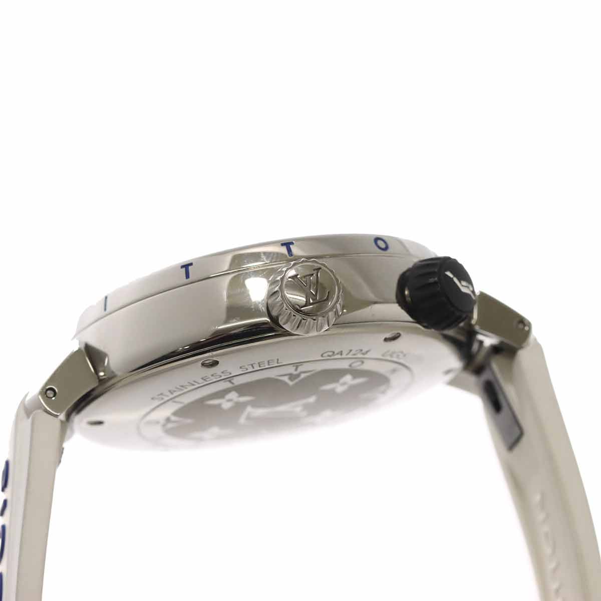 Tambour QA124 Quartz Silver Dial Mens Watch