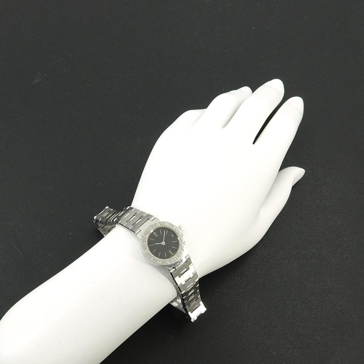 BVLGARIBVLGARI BB23SS Quartz Black Dial Ladies Watch