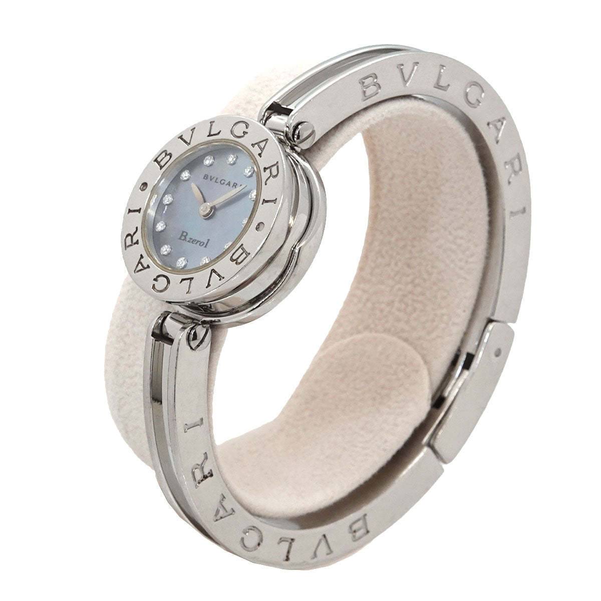 B-Zero1 BZ22S Bangle Watch Quartz Blue Shell Dial Ladies