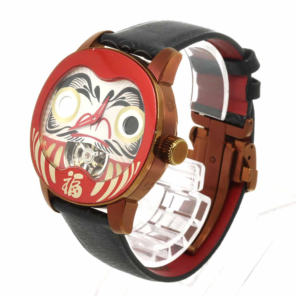FUKAMI TOSHU Daruma Tourbillon Hand Winding Mens Watch