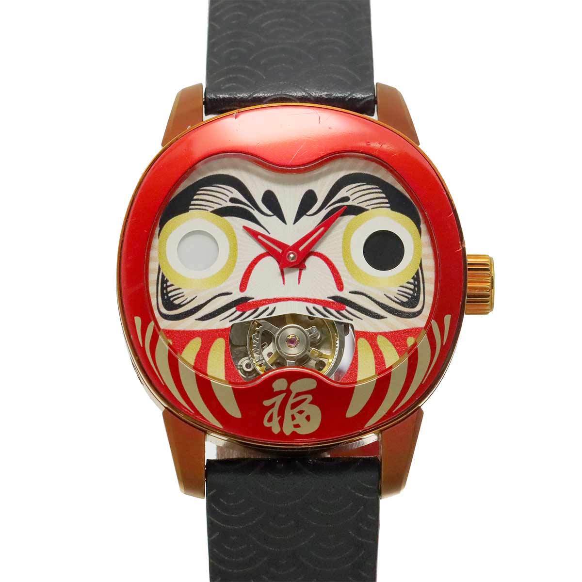 FUKAMI TOSHU Daruma Tourbillon Hand Winding Mens Watch