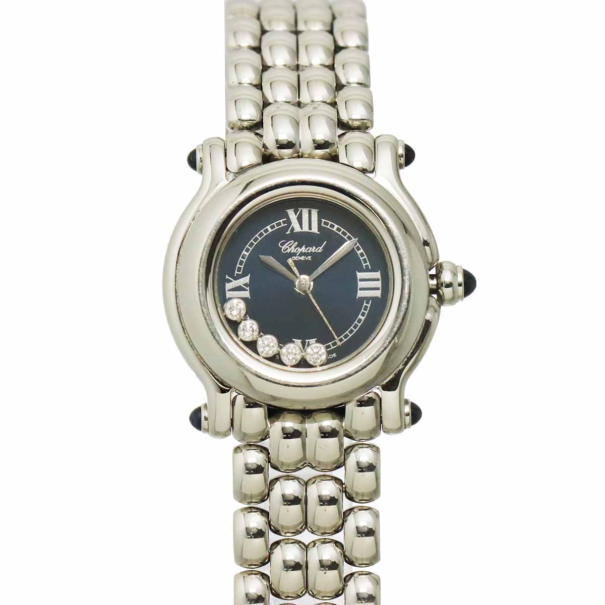 Happy Sport 27/8250-23 5P Diamond Black Dial Leadies Watch