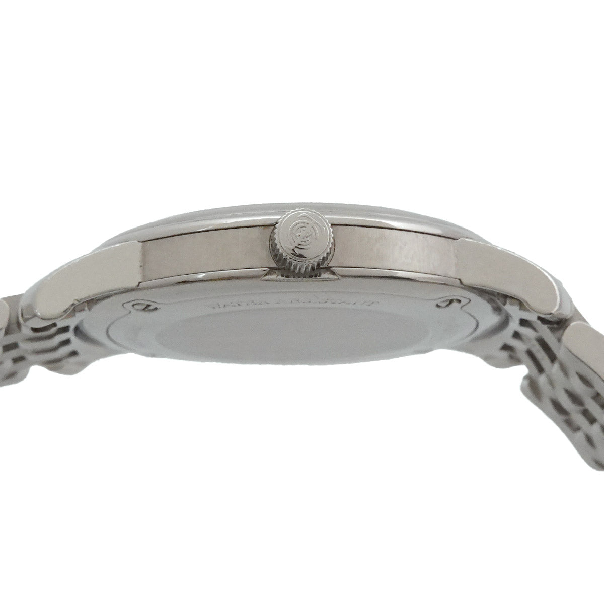 Mark Round Quartz Silver Dial Ladies Wrist Watch