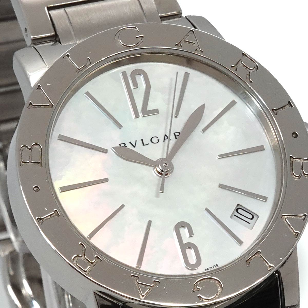 BVLGARIBVLGARI BBL33S Automatic Date White Shell Dial Boys