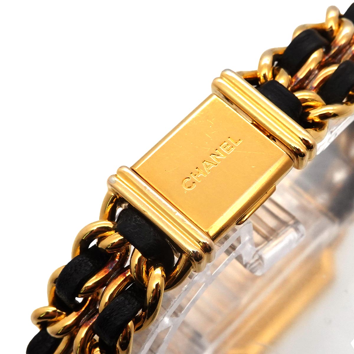 Premiere Size L H0001 Vintage Quartz Black Dial Ladies Watch
