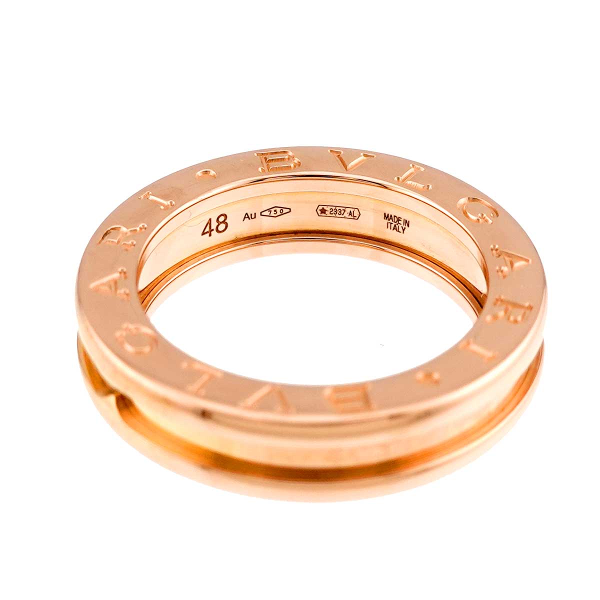 B-ZERO1 1Band Ring 18K Pink Gold 750 Size48 4.5(US)