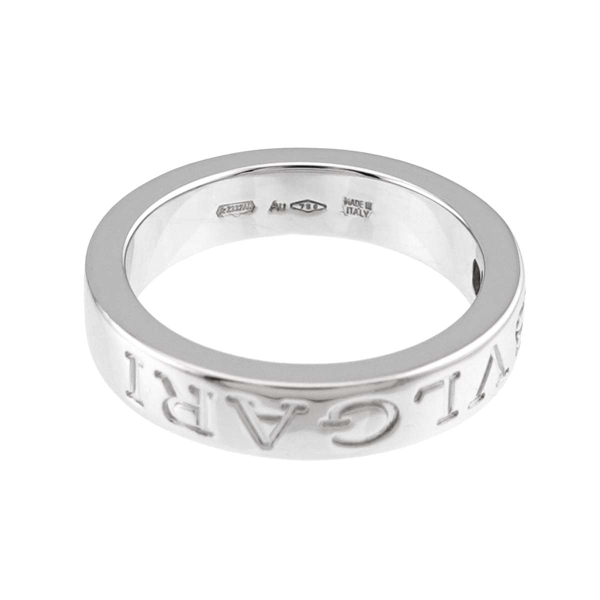 B-ZERO1 Diamond Ring 18K WG 750 size4.5-4.75(US)