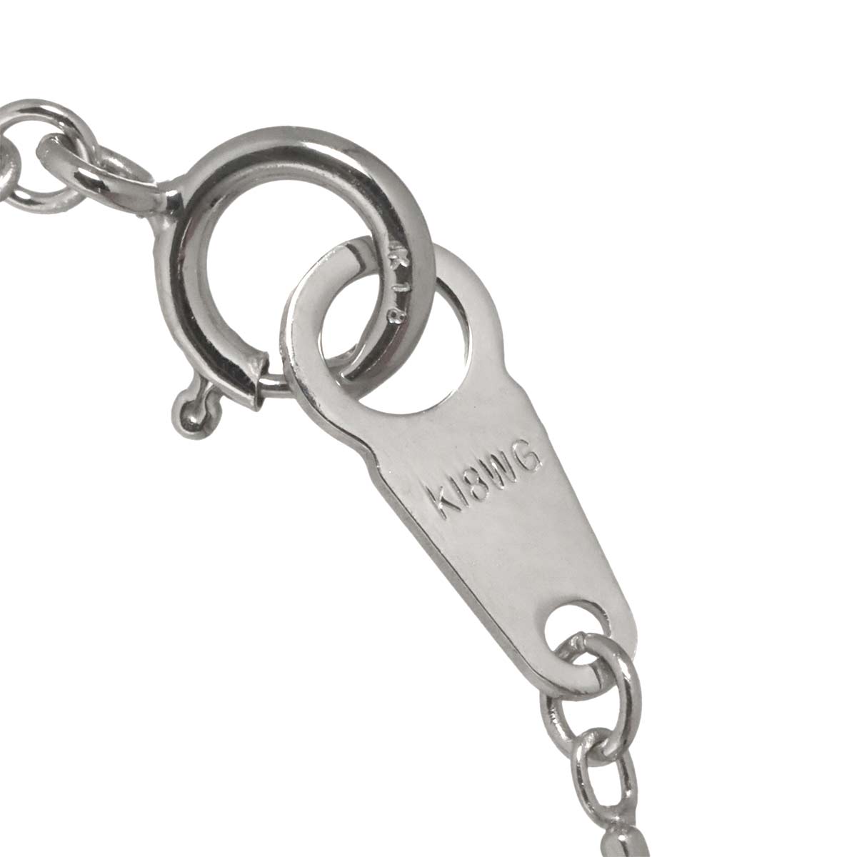 Diamond 0.25ct Heart Necklace 18K White Gold 750