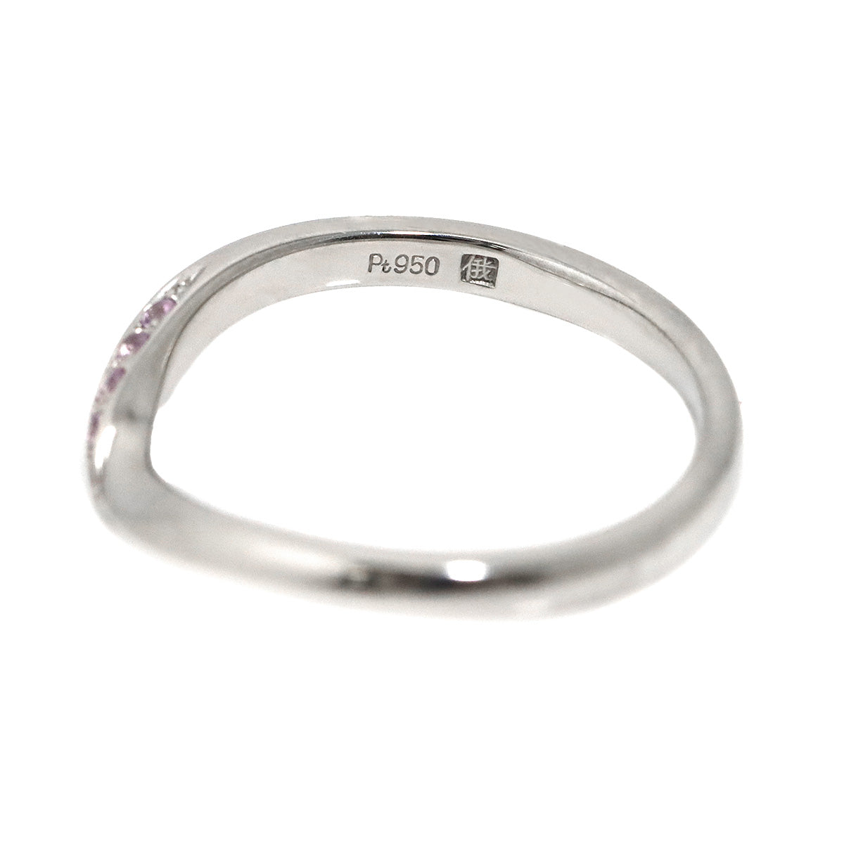 Sapphire Ring Platinum Size6(US)