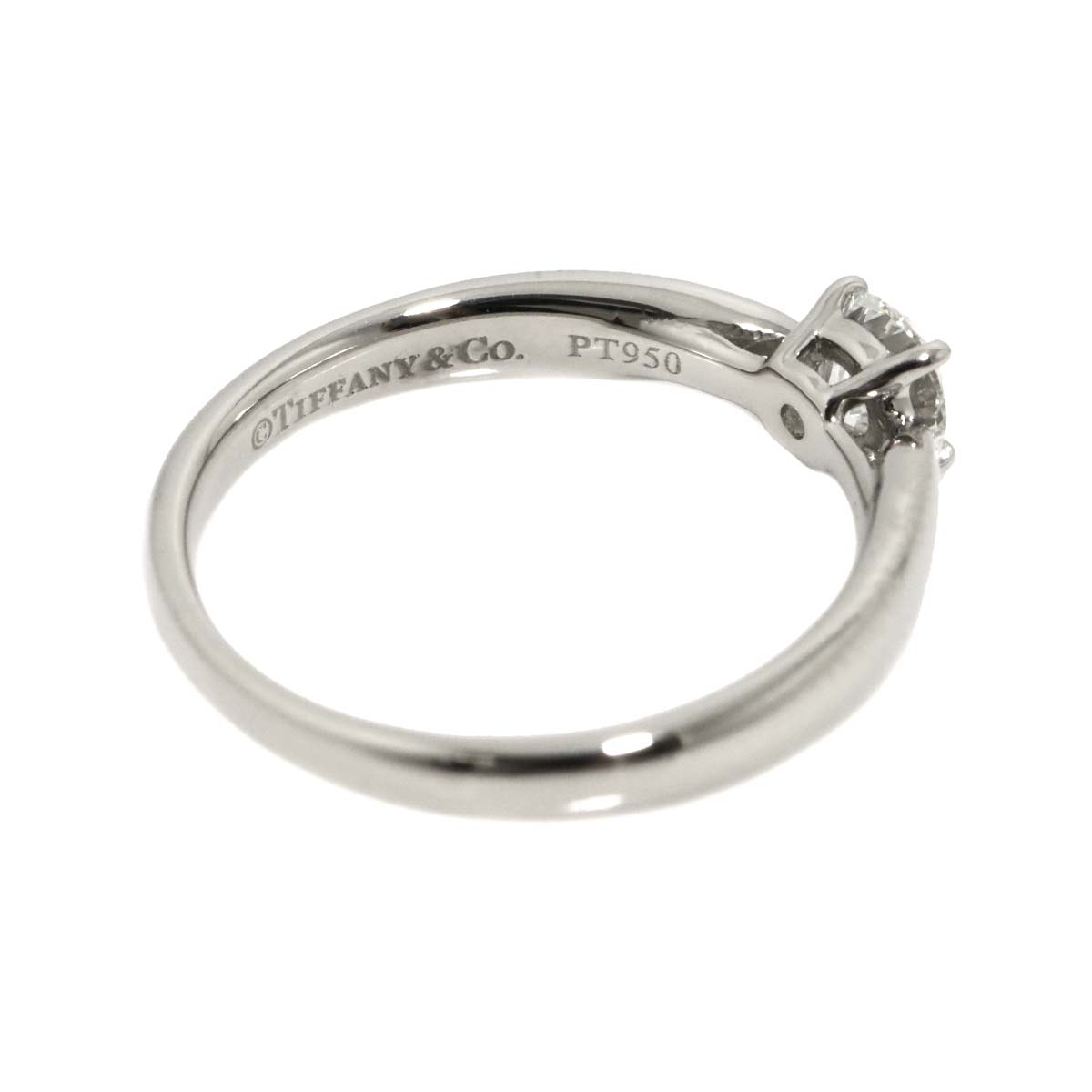 Harmony Ring Diamond 0.29ct Pt Platinum size4.5(US)