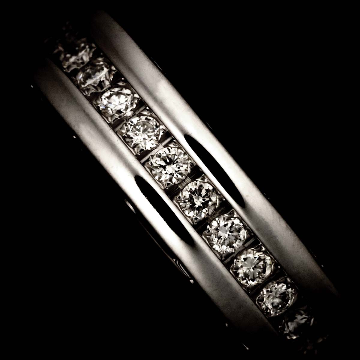 B-zero1 1Band Diamond Ring 18K WG 750 size46 3.75(US)