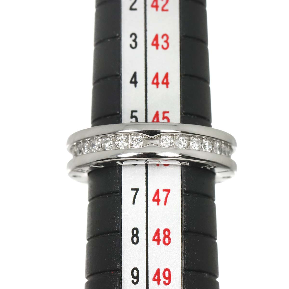 B-zero1 1Band Diamond Ring 18K WG 750 size46 3.75(US)