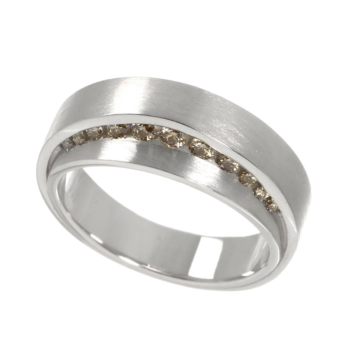 Diamond 0.25ct Ring 18K WG 750 size8.25(US)