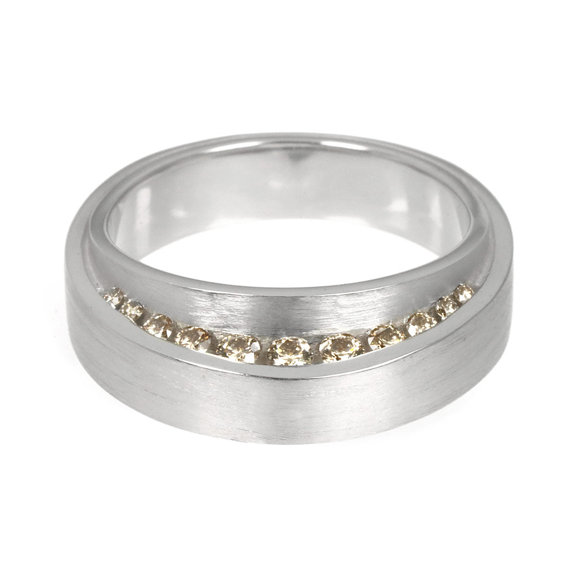 Diamond 0.25ct Ring 18K WG 750 size8.25(US)