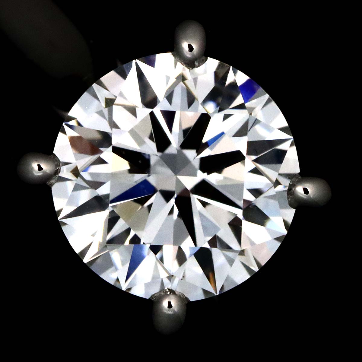 Diamond 1.01ct F/VS1/EX Ring Platinum size46 3.75-4(US)