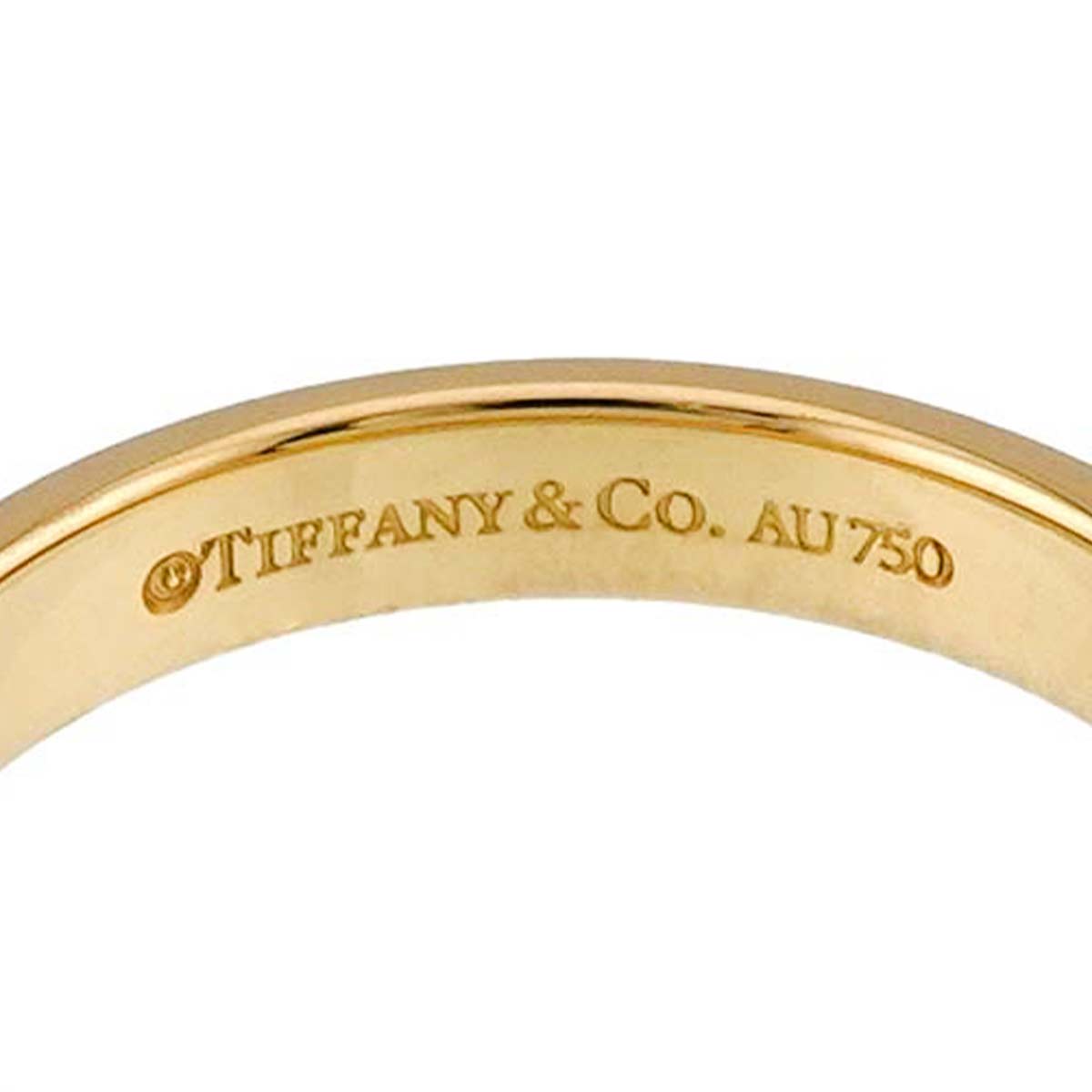 Forever Band Ring 18K Yellow Gold 750 Size4.5-4.75(US)