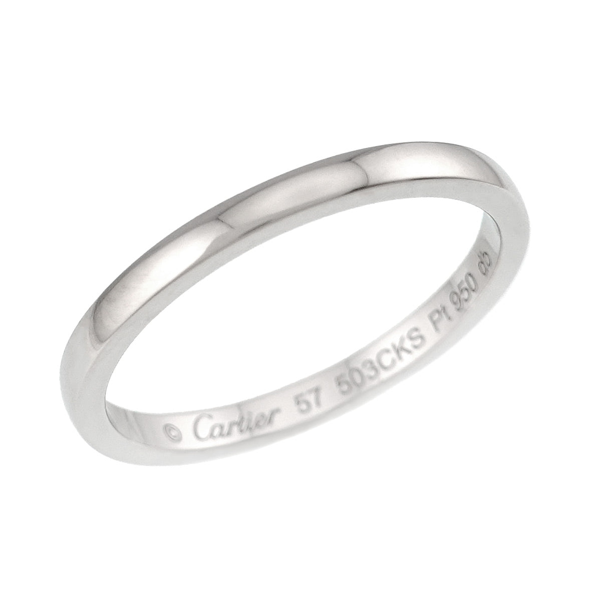 Ballerine Ring Pt Platinum size57 7.75-8(US)