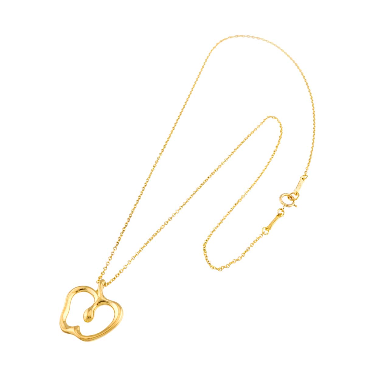 Apple motif Necklace 18K Yellow Gold 750