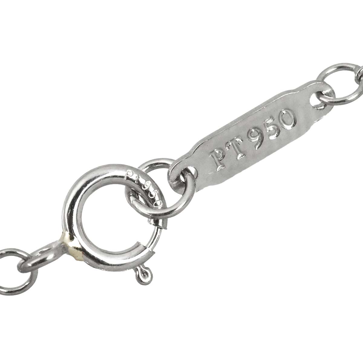 TIFFANY Co. Chain Necklace Platinum