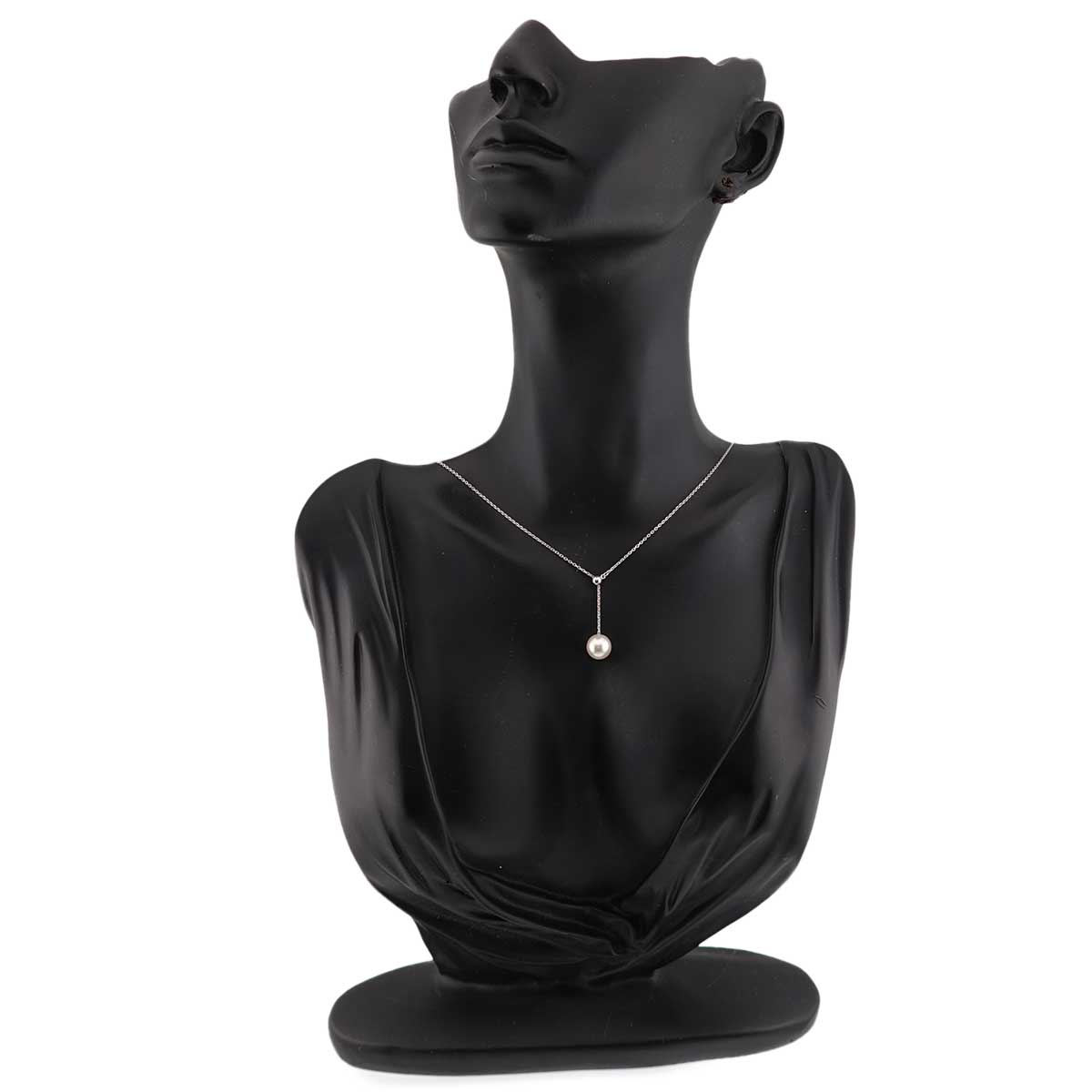 Akoya Pearl 7.8mm Necklace 18K WG 750