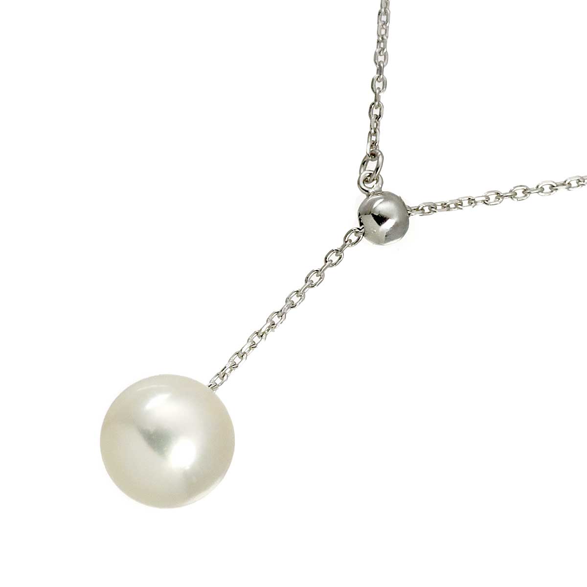 Akoya Pearl 7.8mm Necklace 18K WG 750