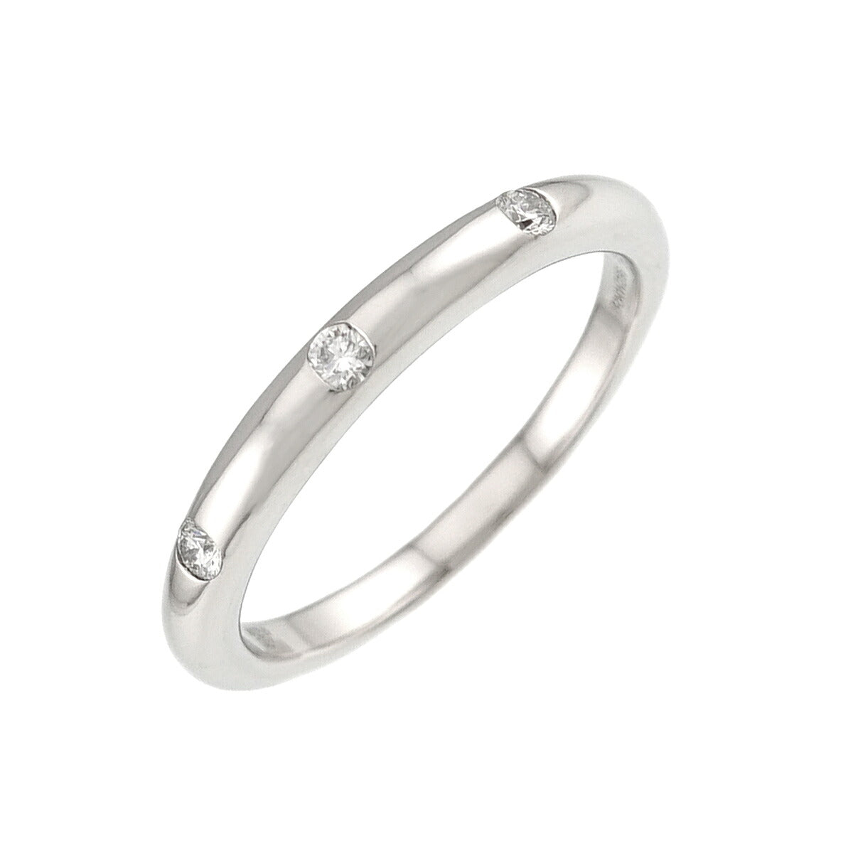 Fedi Diamond 3P Ring Platinum Size3.75(US)
