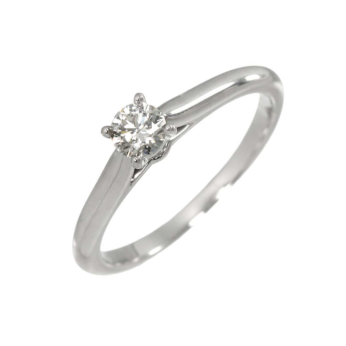 Diamond 0.23ct D/VVS1/EX Ring Platinum size51 5.5-5.75(US)