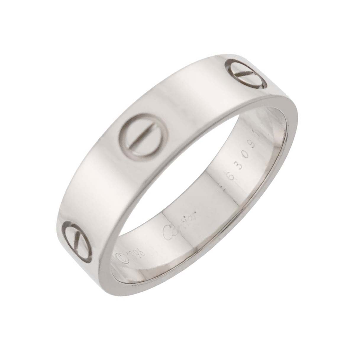 Love Ring 18K WG White Gold 750 size65 10.5-10.75(US)