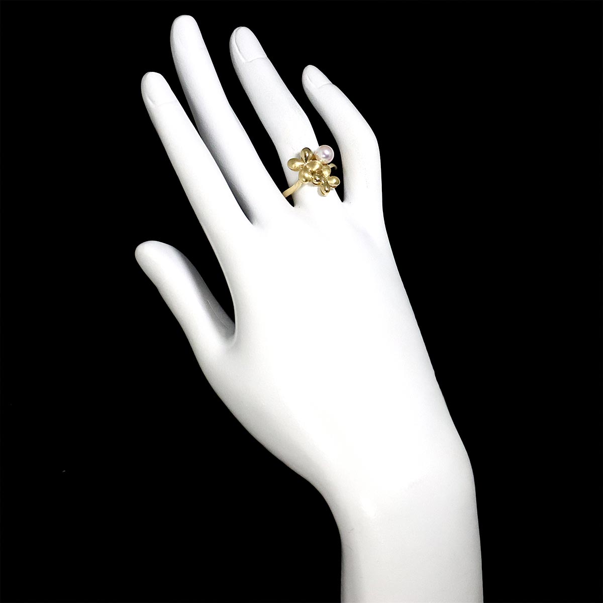 Akoya Pearl 6.1mm Ring 18K YG 750 Size6.75(US)