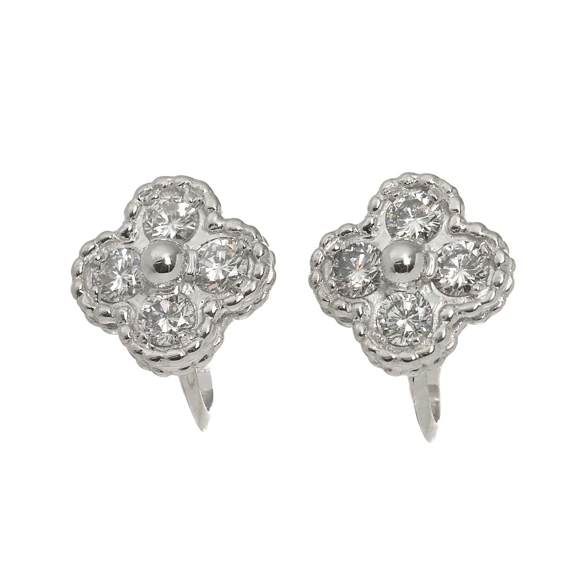 Diamond Earrings 18K 14K WG 750 585