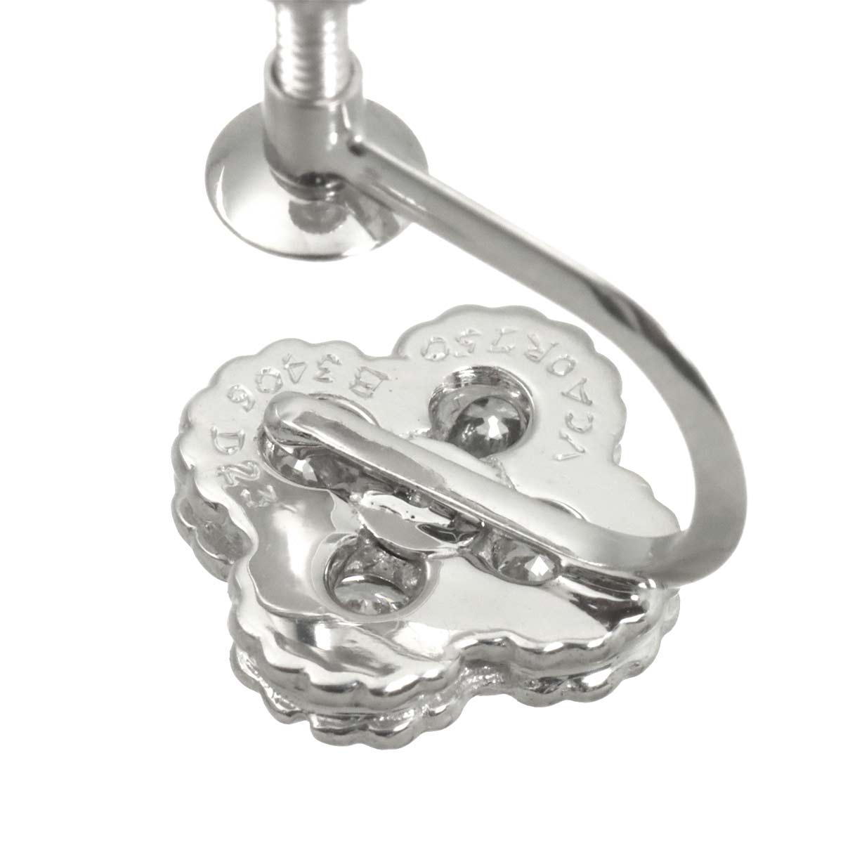 Diamond Earrings 18K 14K WG 750 585