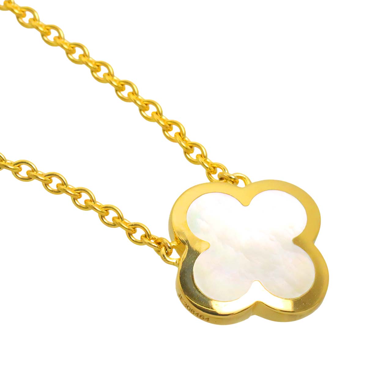 Pure Alhambra MOP Necklace 18K YG 750