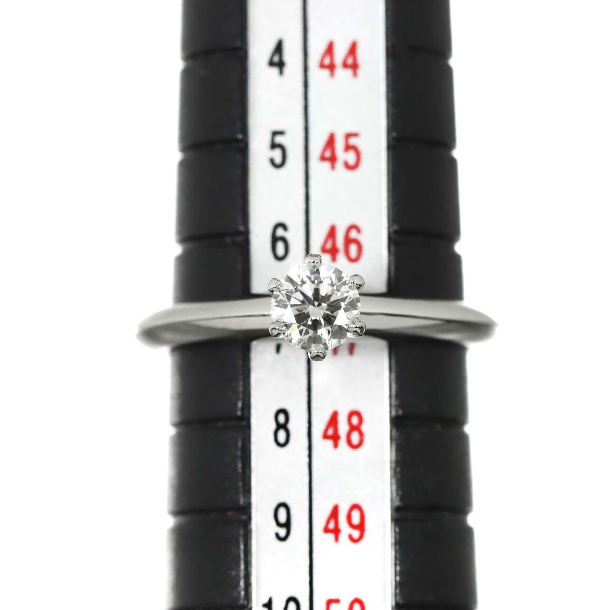 Diamond 0.29ct H/VS1/3EX Ring Platinum Size4(US)