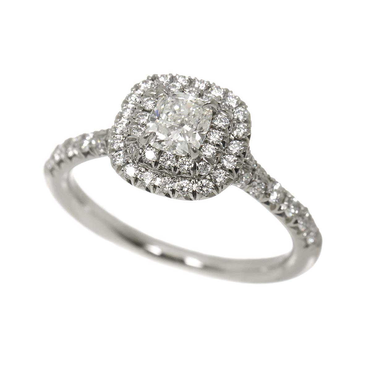 Diamond 0.31ct H/VS1/3EX Ring Platinum Size4-4.5(US)