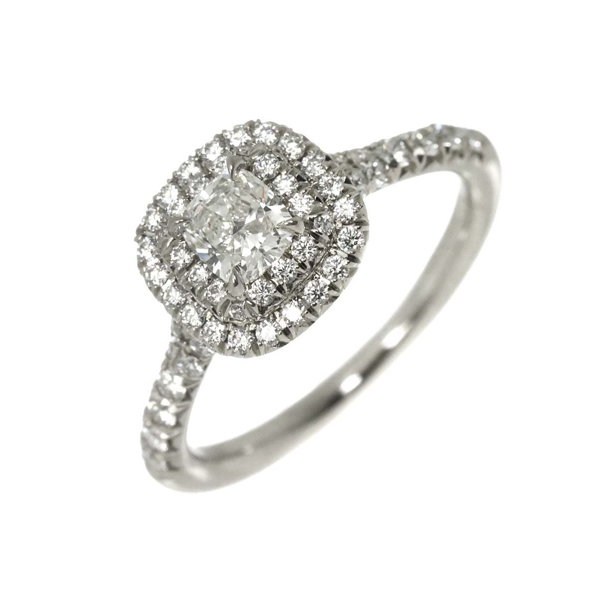 Diamond 0.31ct H/VS1/3EX Ring Platinum Size4-4.5(US)