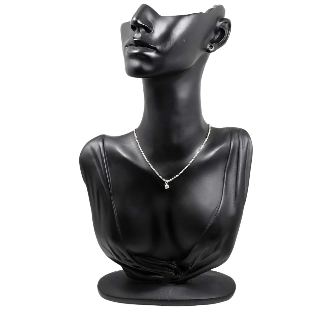 Diamond 0.27ct H/VVS2/EX Necklace 18K White Gold 750