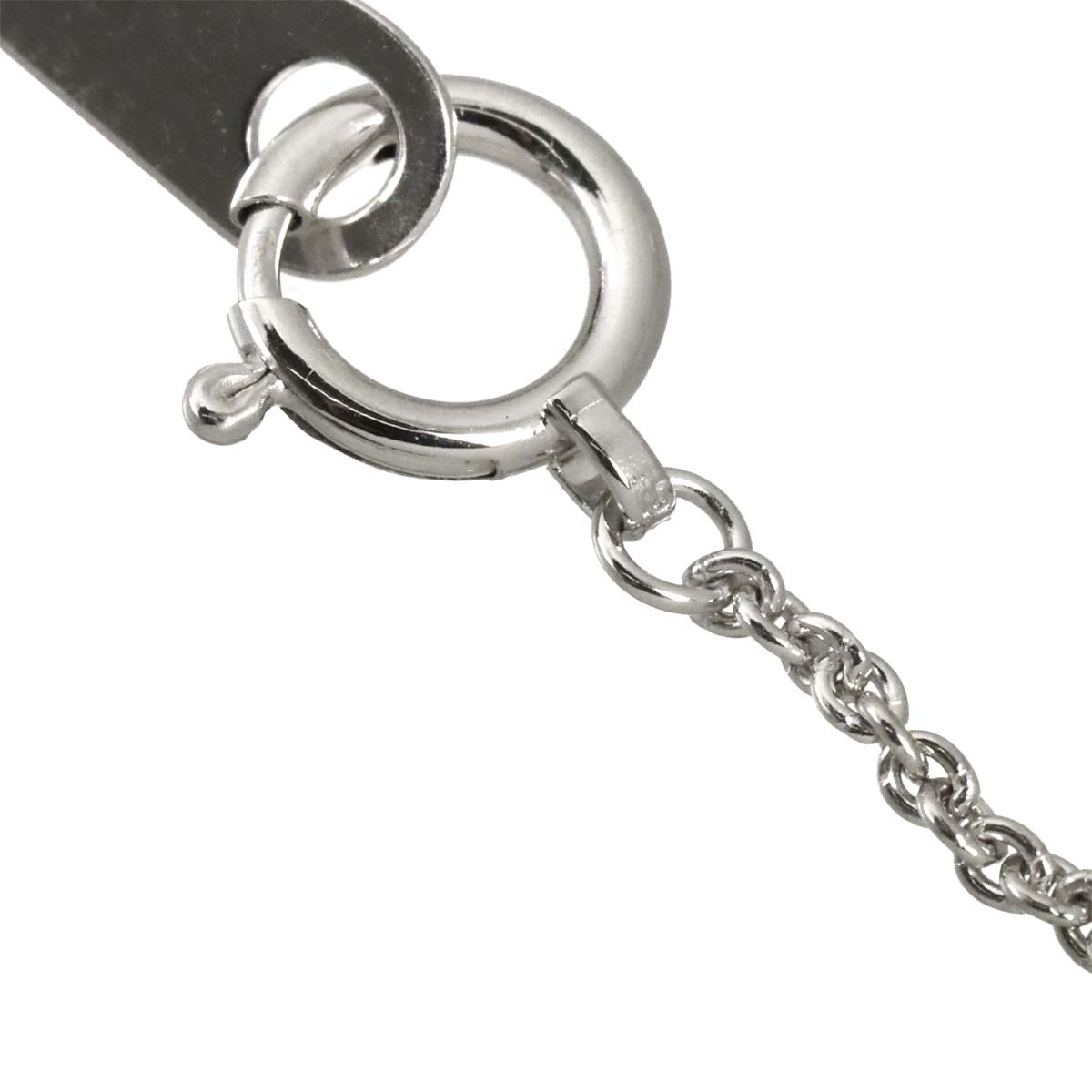Akoya Pearl 7.3mm Diamond Necklace 18K White Gold 750