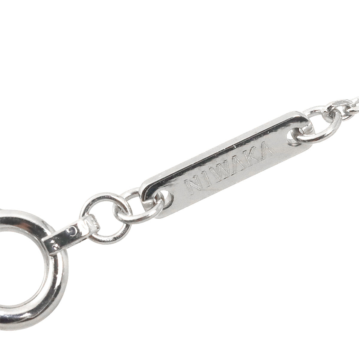 SHIROSUMIKA Akoya pearl 7.9mm Necklace K18 WG 750