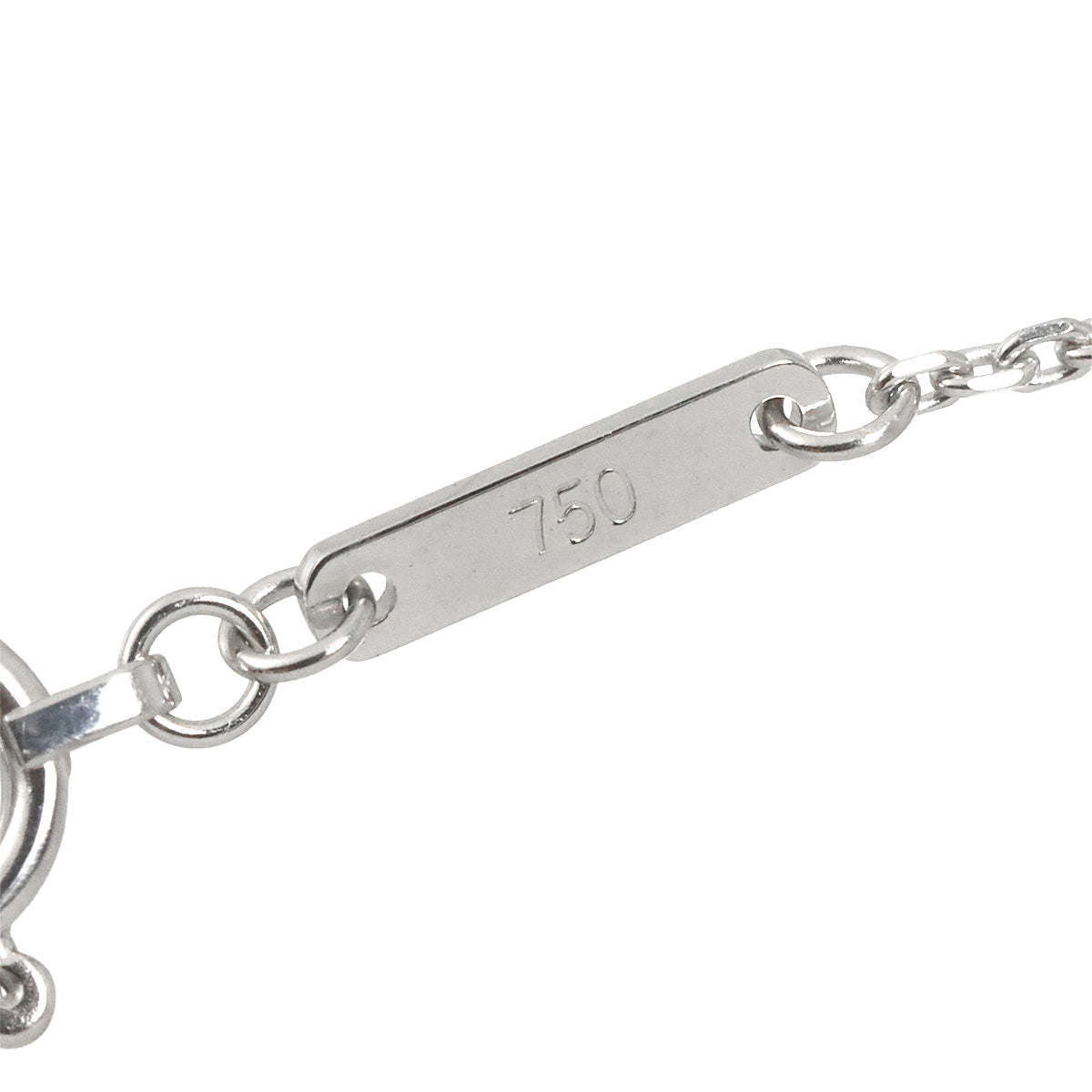 SHIROSUMIKA Akoya pearl 7.9mm Necklace K18 WG 750