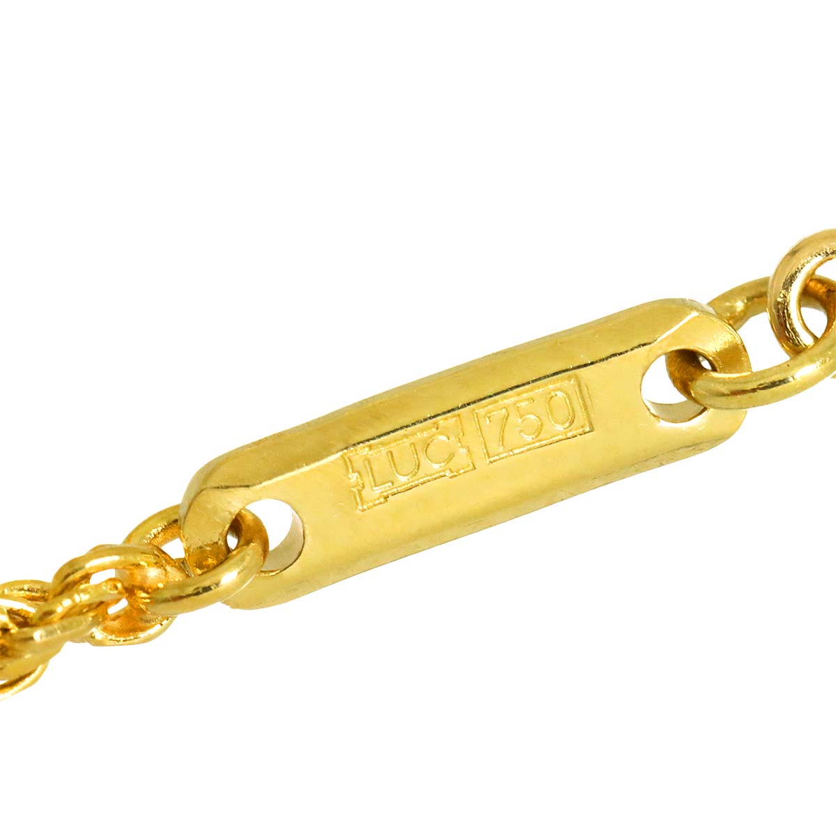 Happy Diamond Heart Necklace 18K Yellow Gold 750