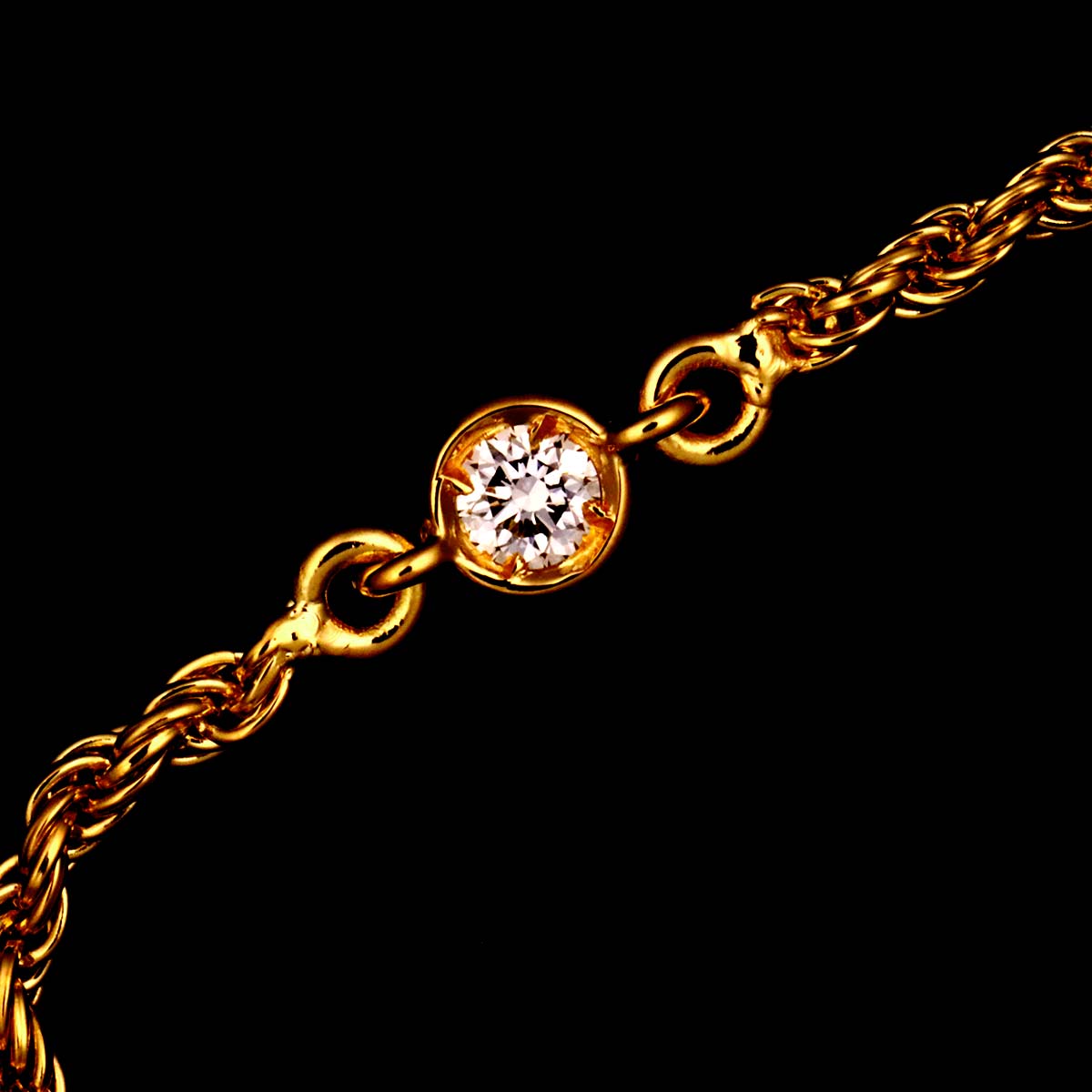 Serpent Boheme MOP Diamond Bracelet XS 18K YG 750