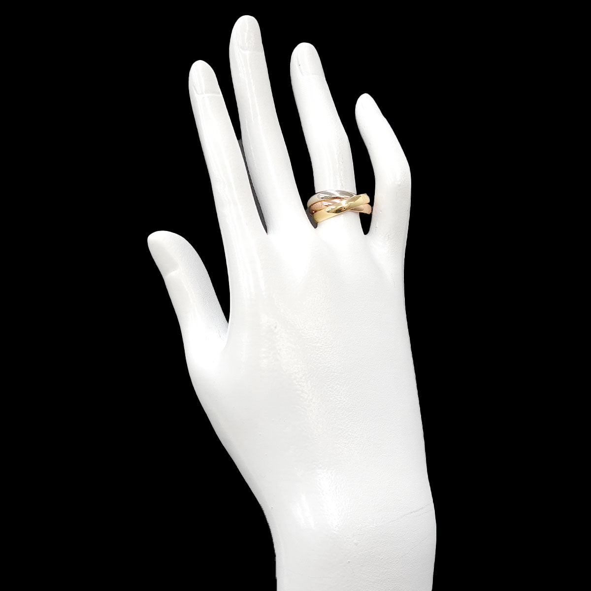 Trinity MM Ring 18K YG WG PG 750 Size58 8.25(US)