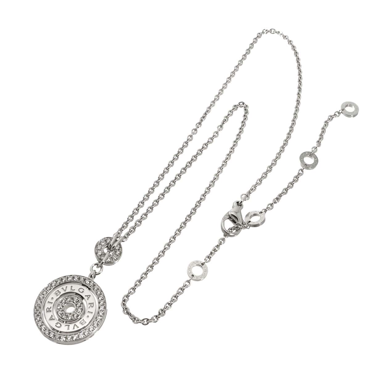 Astrale Cerchi Diamond Necklace 18K White Gold 750