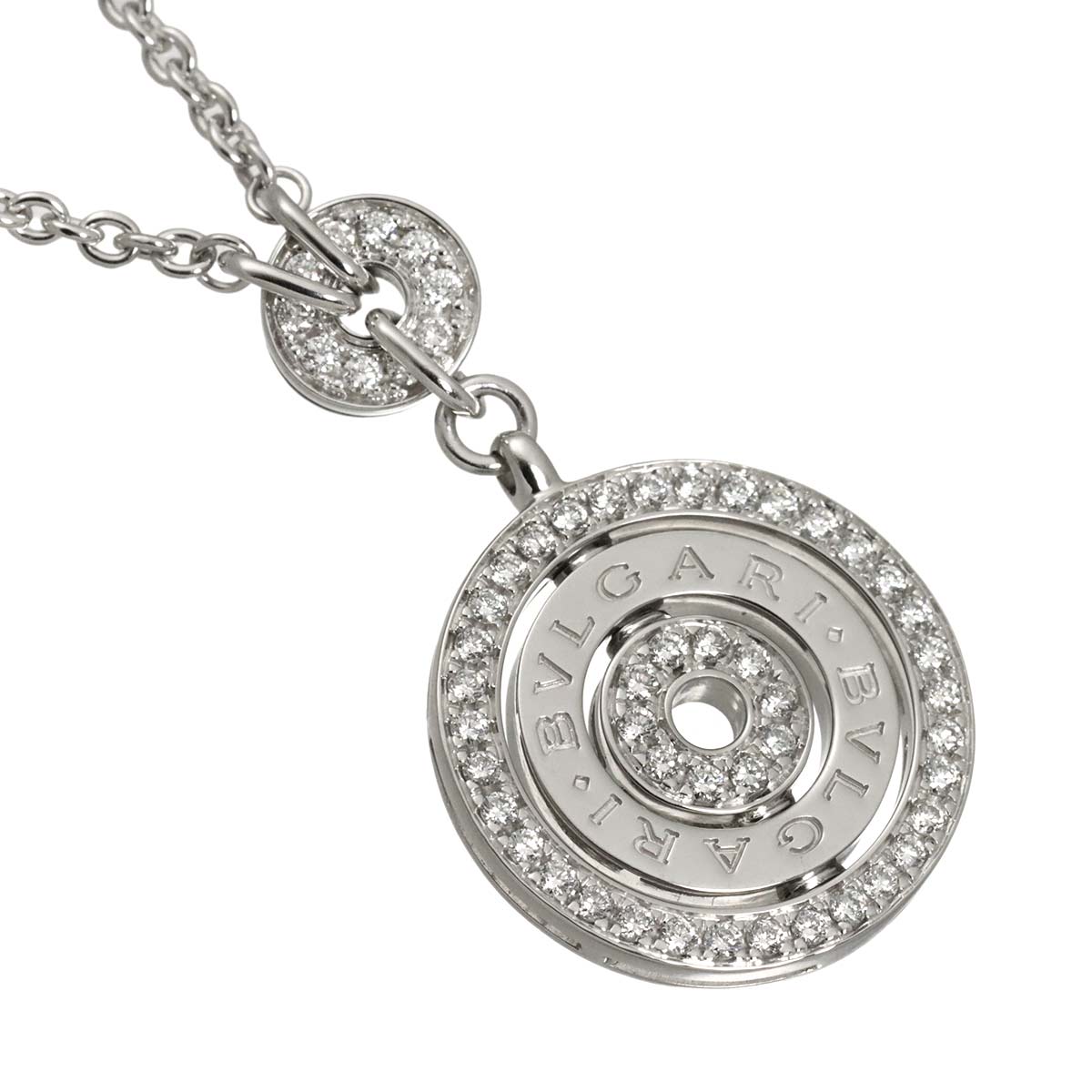 Astrale Cerchi Diamond Necklace 18K White Gold 750