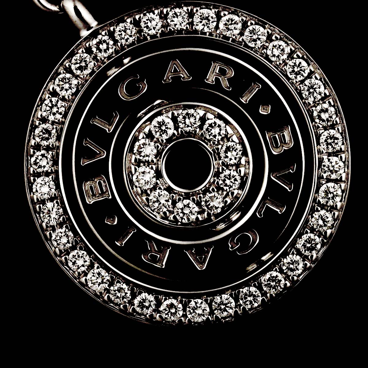Astrale Cerchi Diamond Necklace 18K White Gold 750