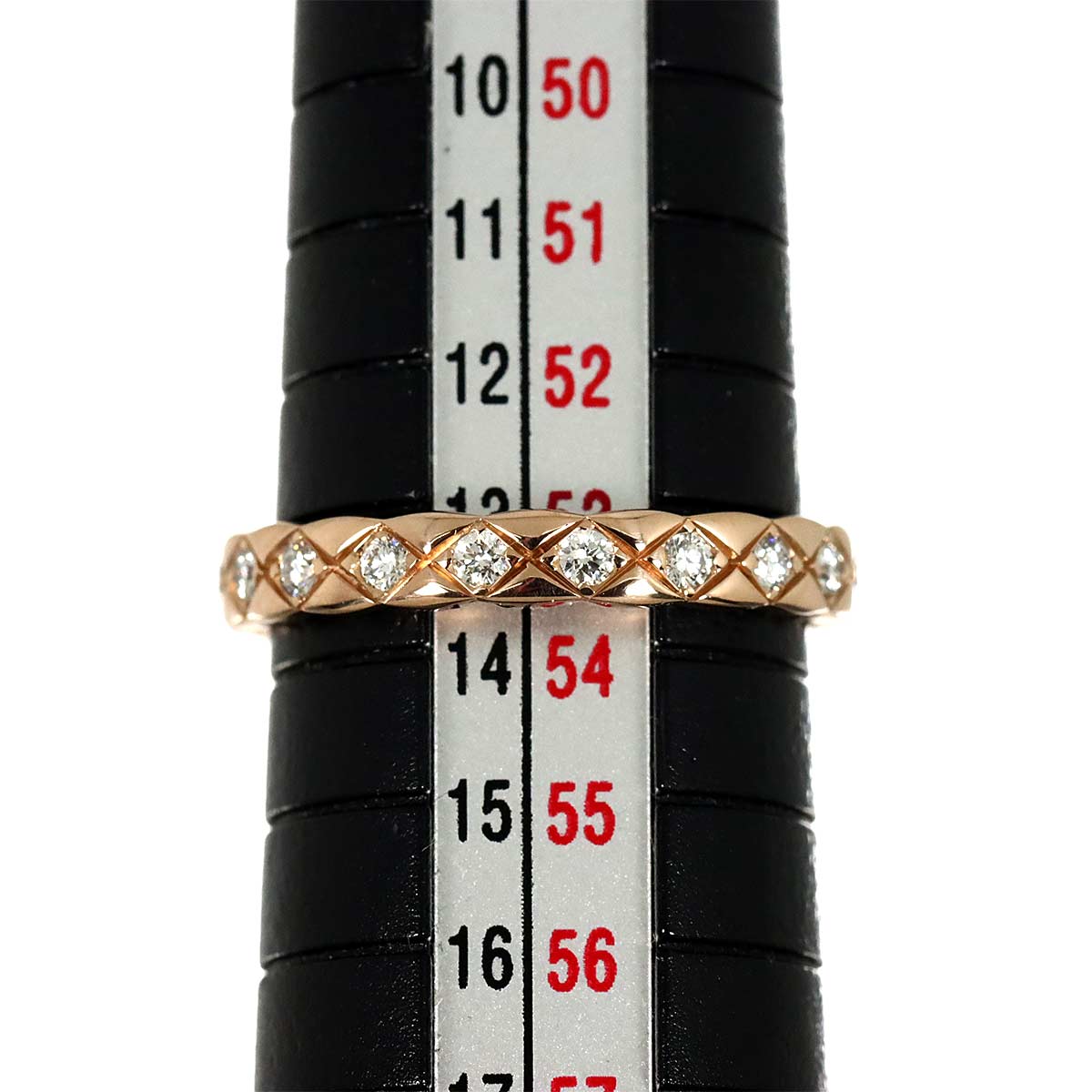 Coco Crush Diamond Ring 18K Pink Gold 750 Size54 6.25-6.5(US)