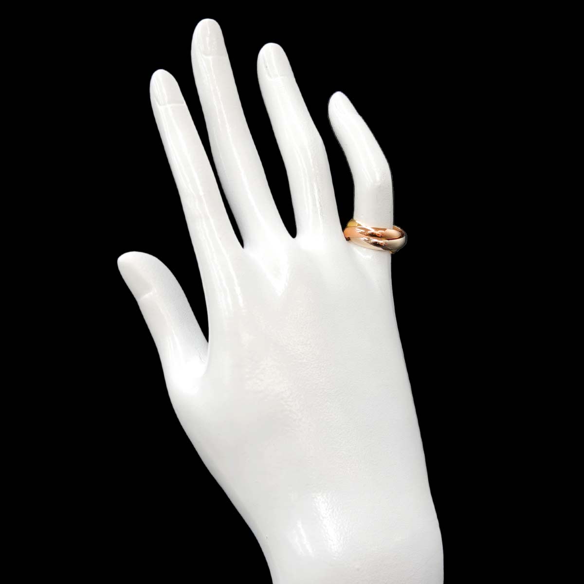 Trinity SM Ring 18K YG WG PG 750 Size47 4(US)